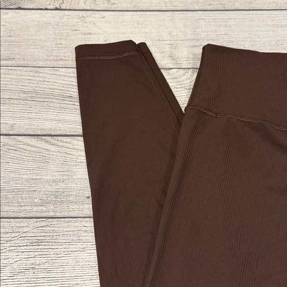 🍋Lululemon Align Ribbed High-Rise Pant 28" Size 8 Dark Brown Java?? W5EU7S🍋 - Picture 5 of 15